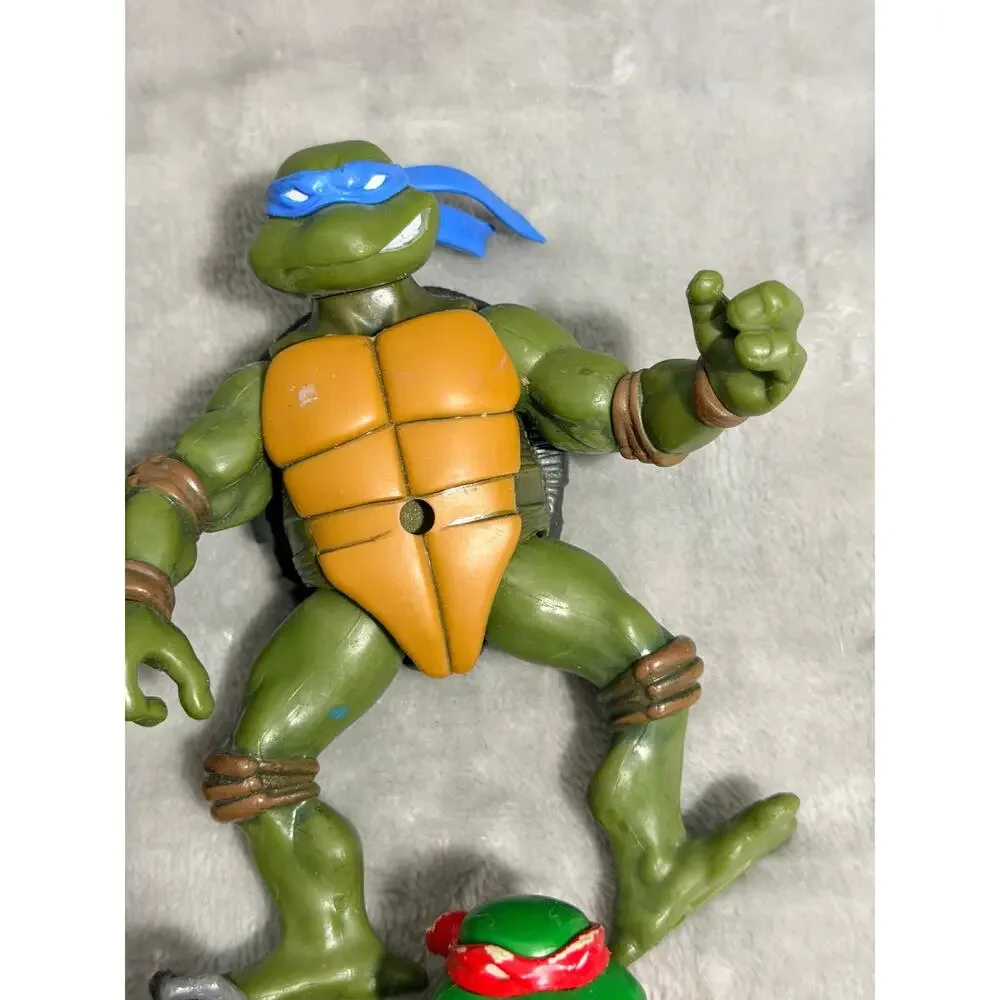 Vintage TMNT 2002 2003 Playmates Action Figure Lot - 8 Figures & Splinter
